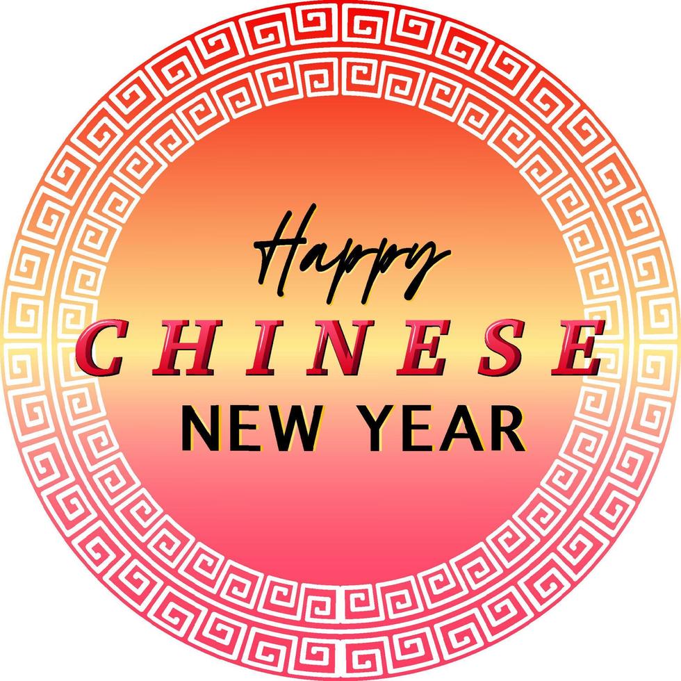 Chinese New Year poster design vector
