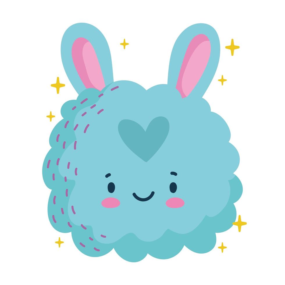 Kid Illustration bunny vector