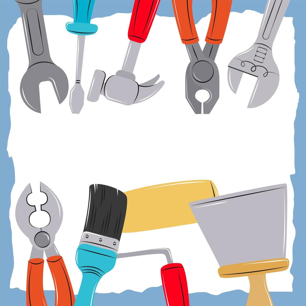 tools for construction vector