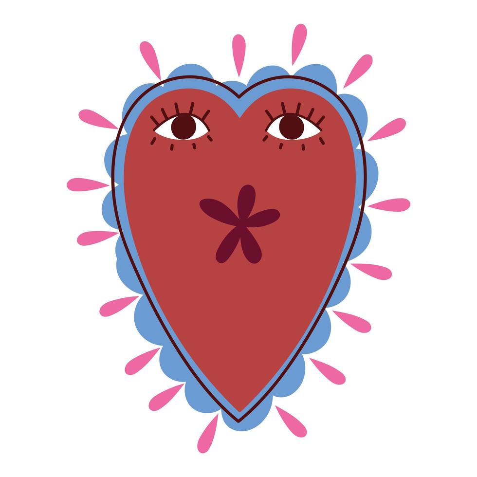 heart with eyes 6161416 Vector Art at Vecteezy