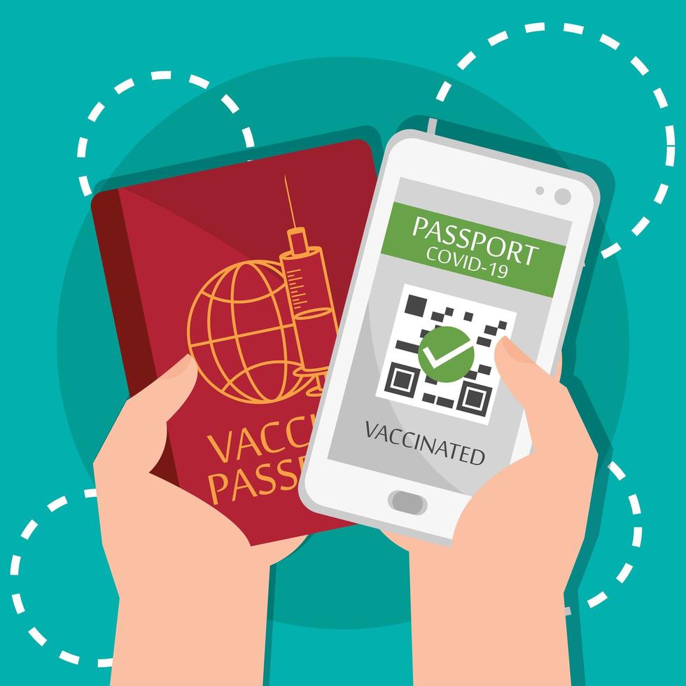 health passport concept vector