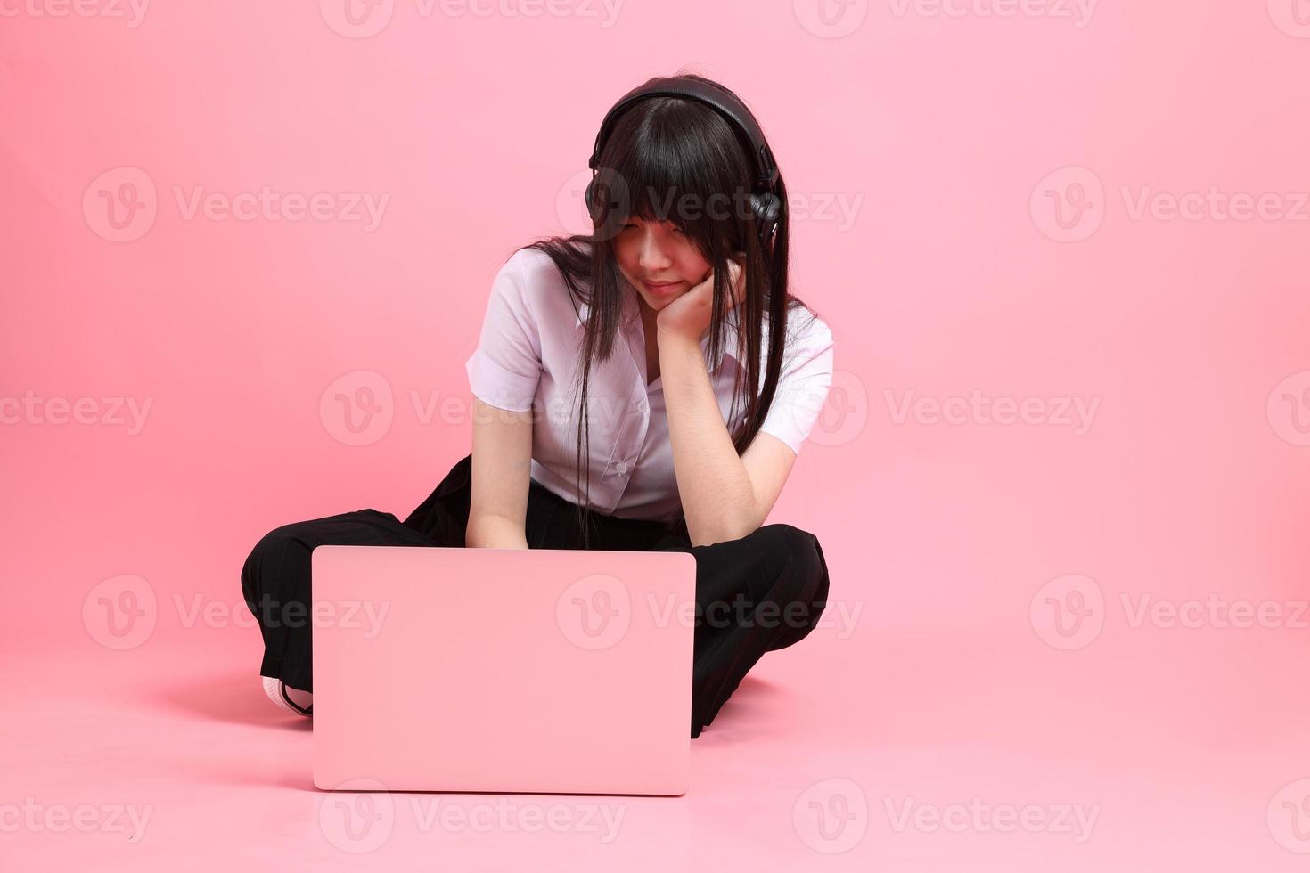 lindo joven estudiante foto