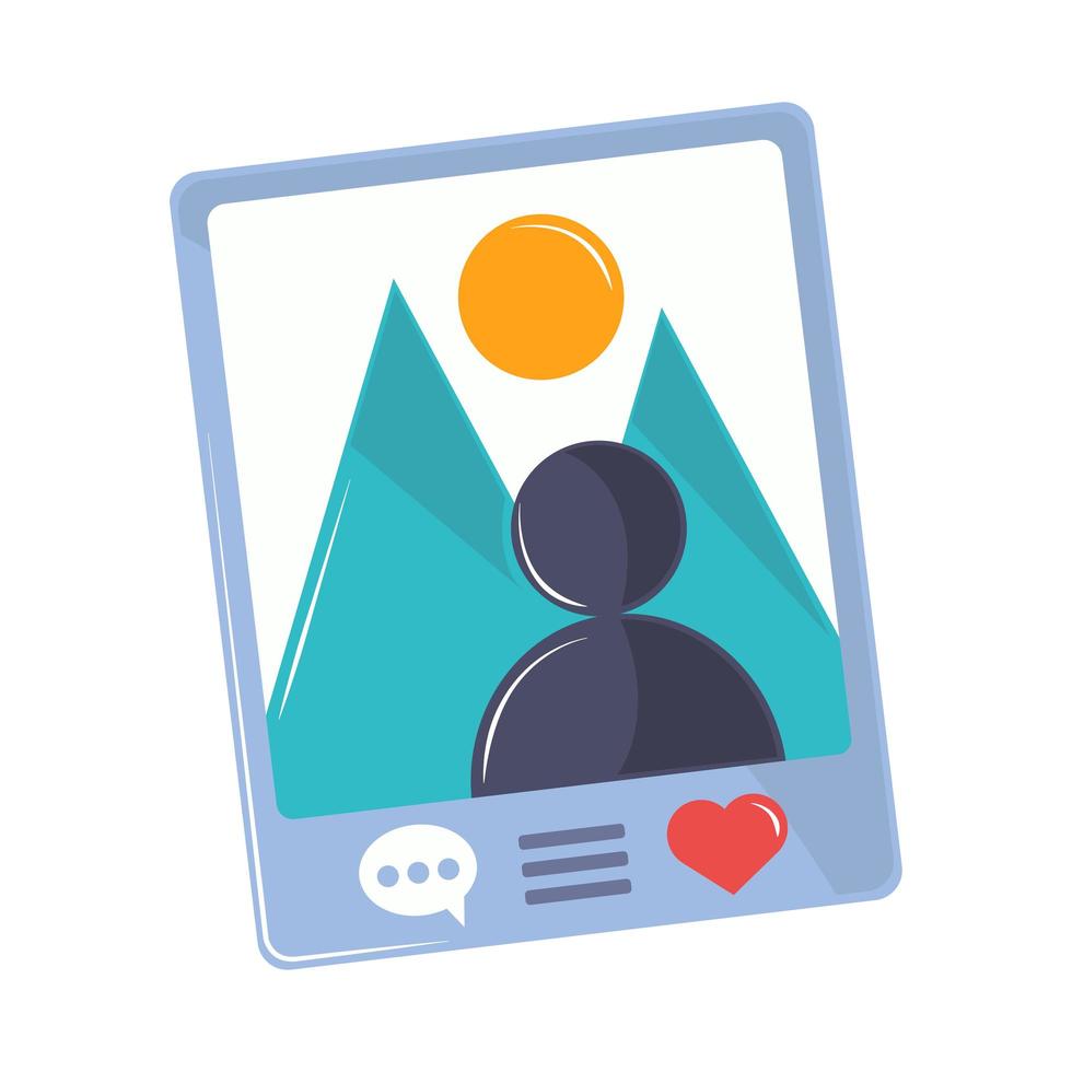 picture social media vector