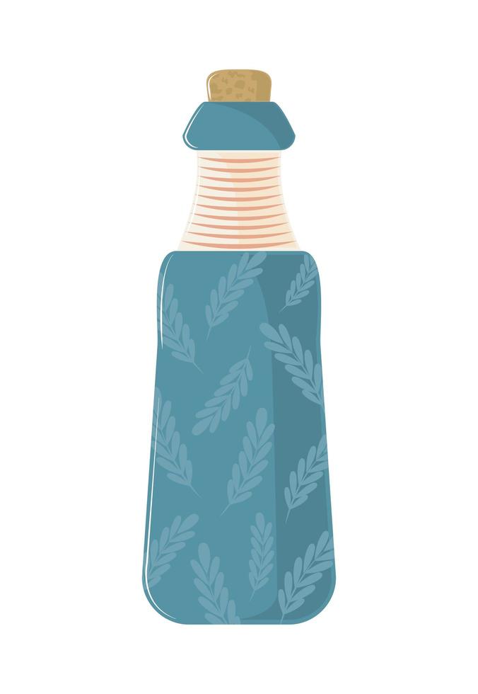 bottle with cork vector