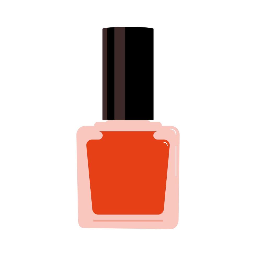 nails polish red vector