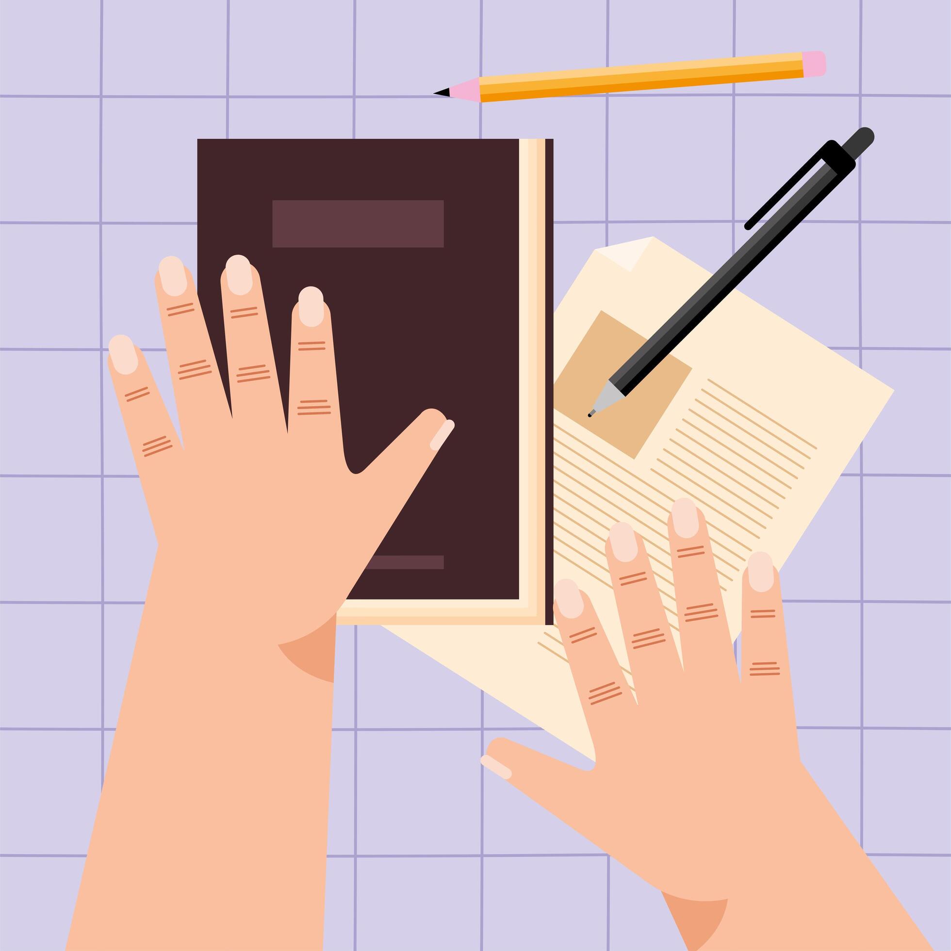 Take Note Hand Image hands taking notes 6163306 Vector Art at Vecteezy