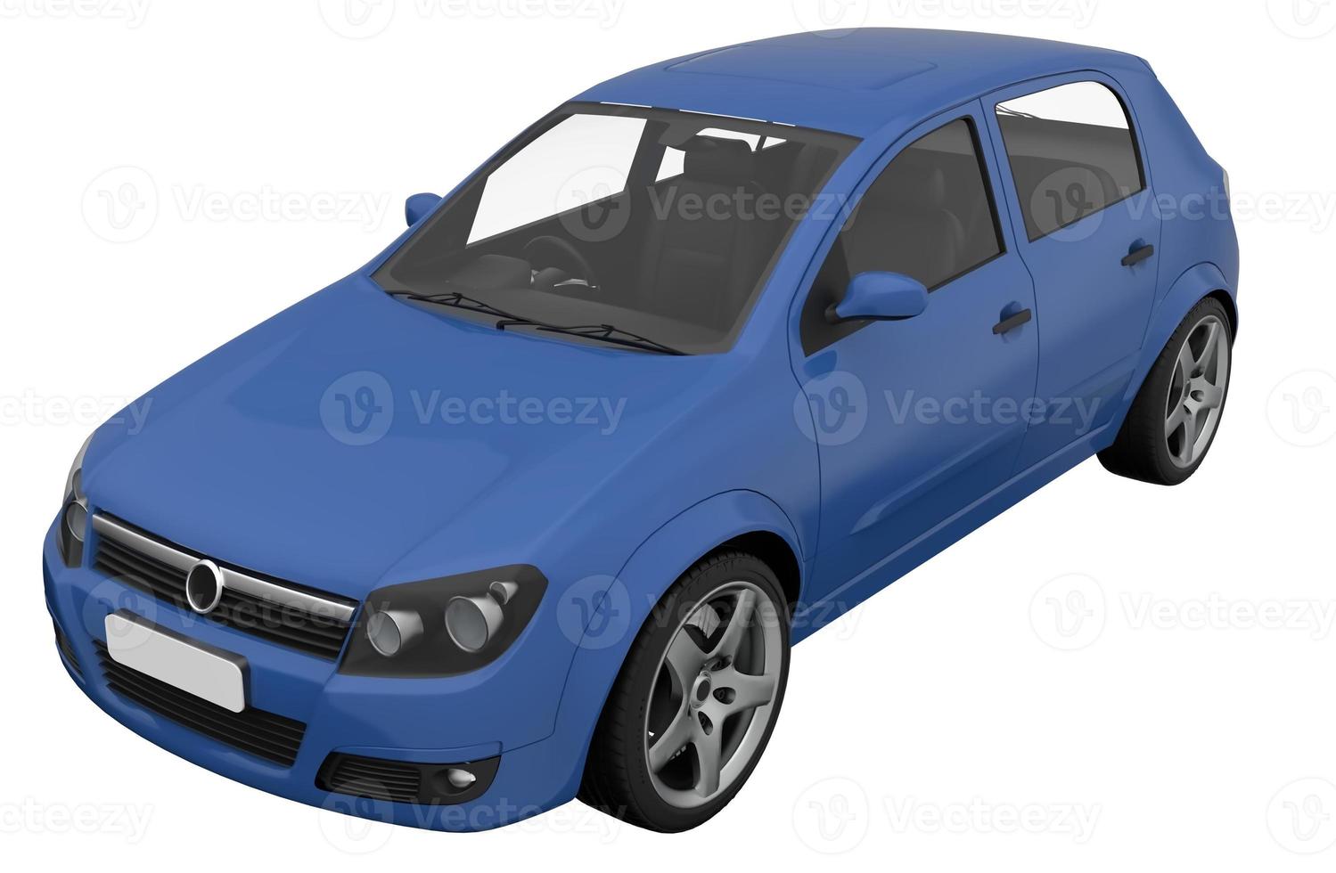 blue automobile 3d illustration rendering texture photo