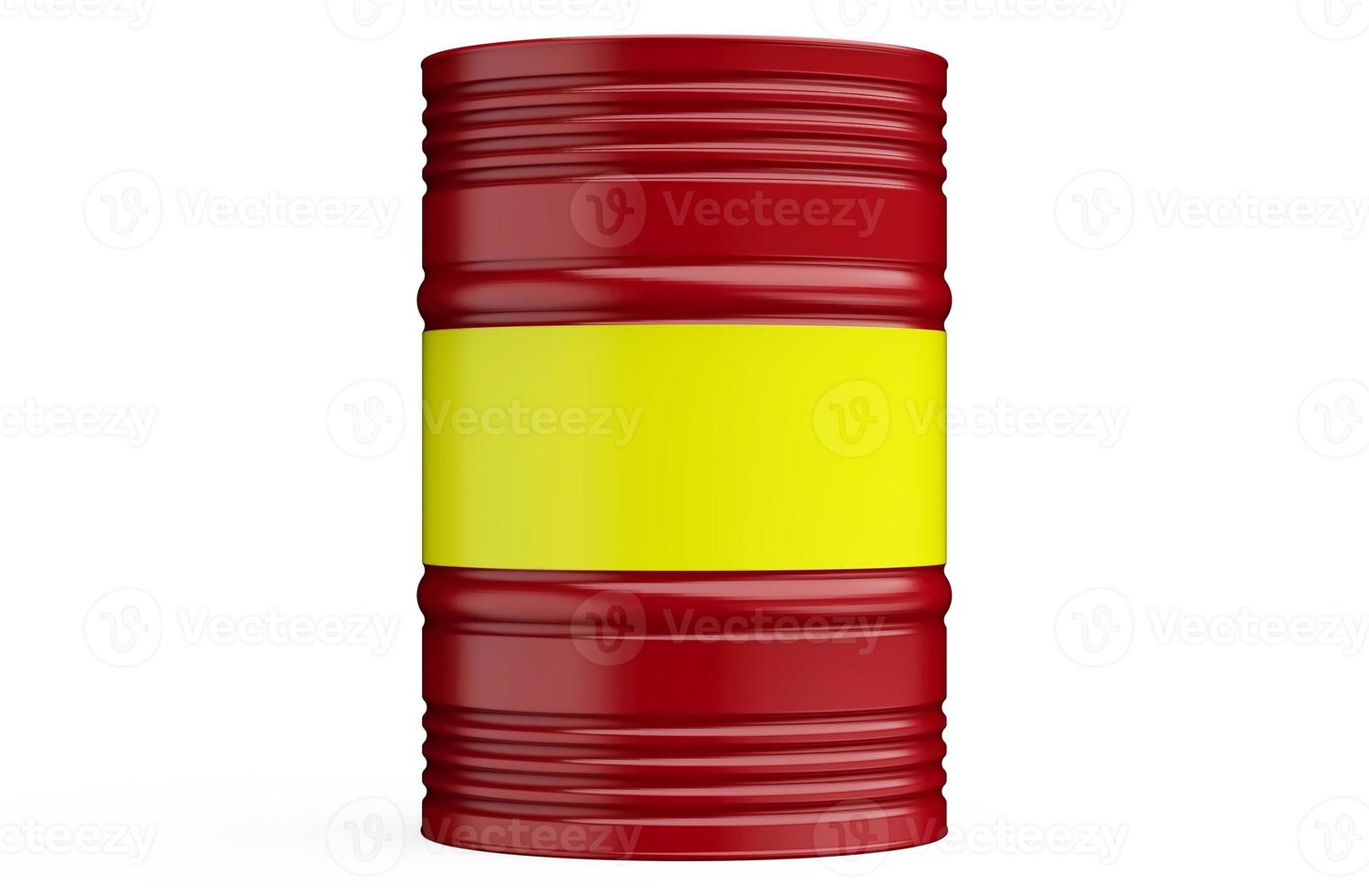 oil industry red metal containers 3d illustration rendering photo