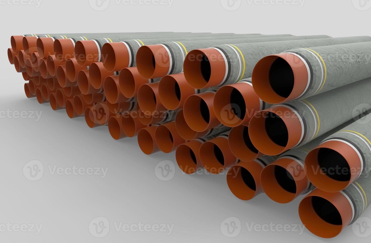 oil and gas stream cylinder pipe background texture 3d illustration rendering photo