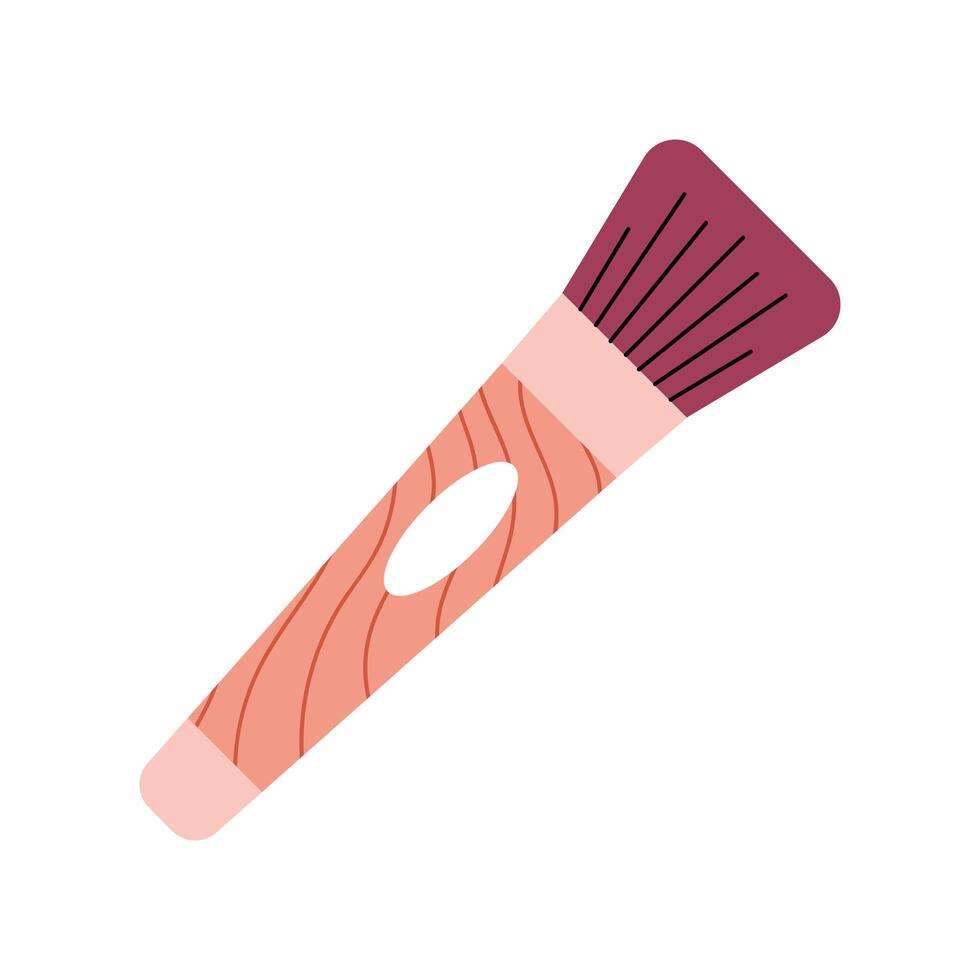 makeup brush product vector