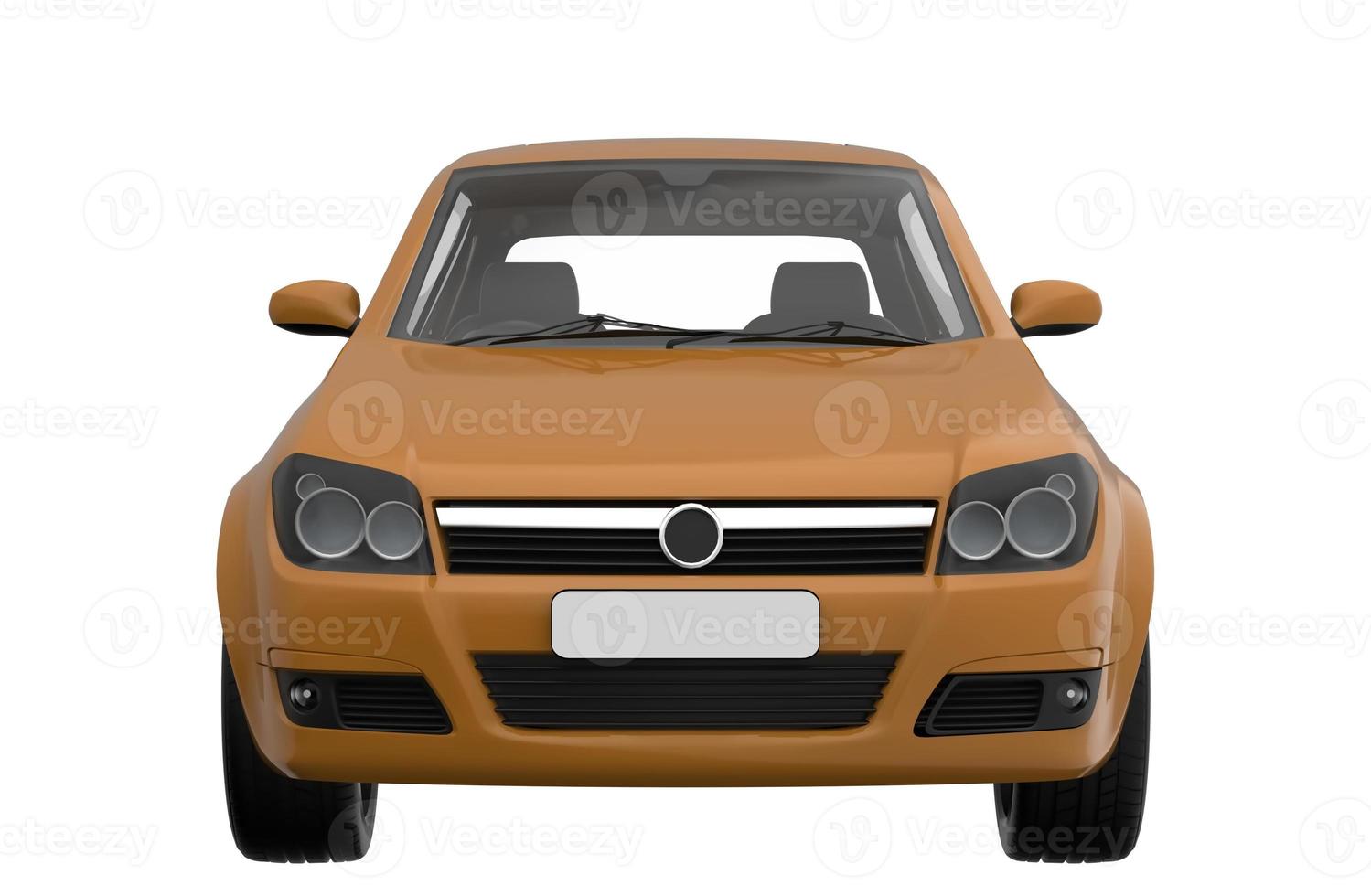 automobile orange 3d illustration rendering texture photo