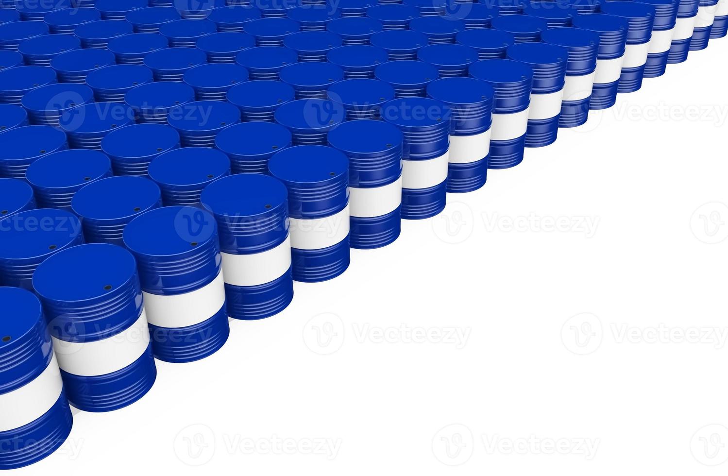 oil industry blue metal containers illustration 3d rendering photo