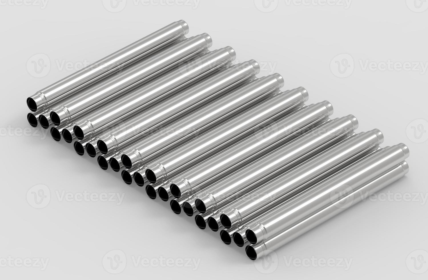 tube steel cylinder background texture 3d illustration rendering photo