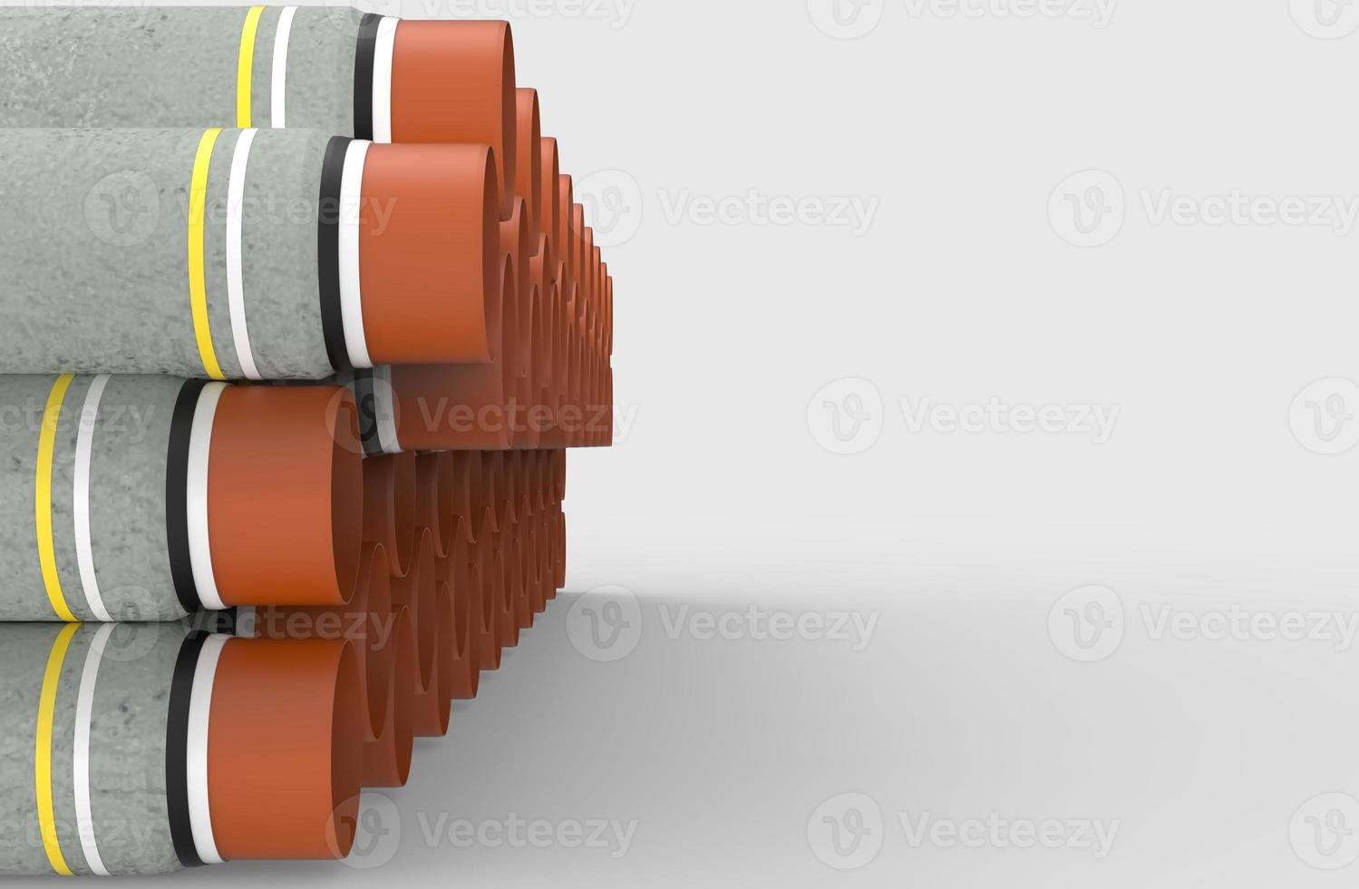 oil plastic metal stream cylinder pipe background texture 3d illustration rendering photo