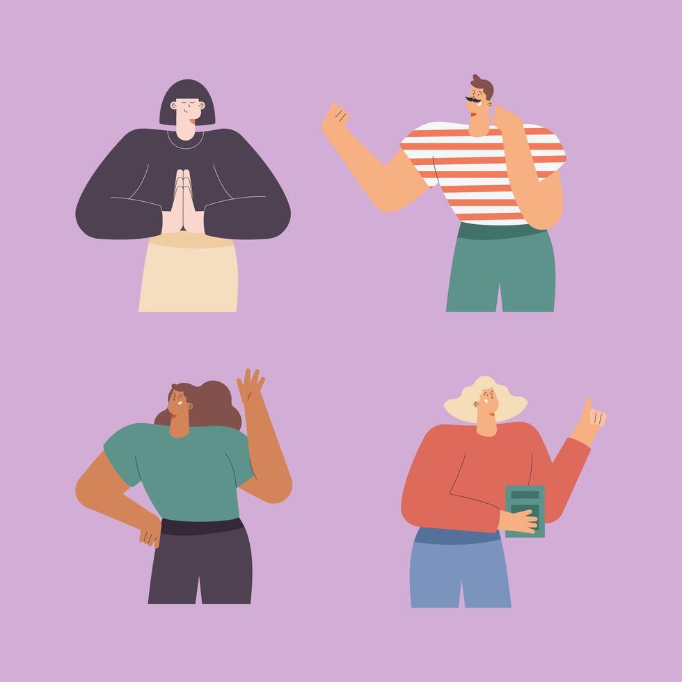 diversity persons language learning vector