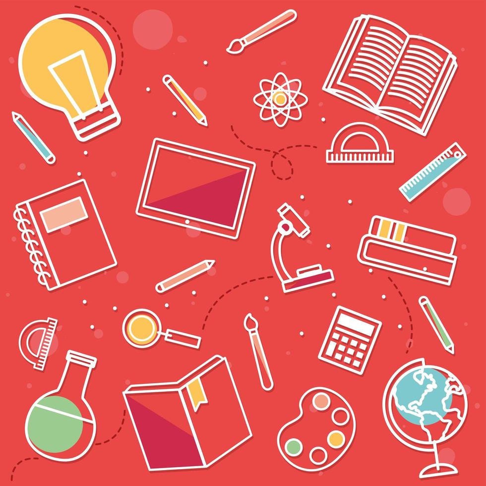 education red background 6164719 Vector Art at Vecteezy