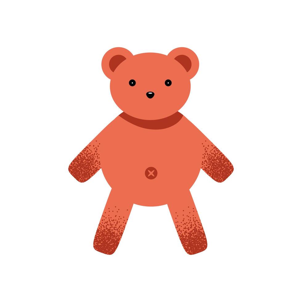 bear teddy toy vector