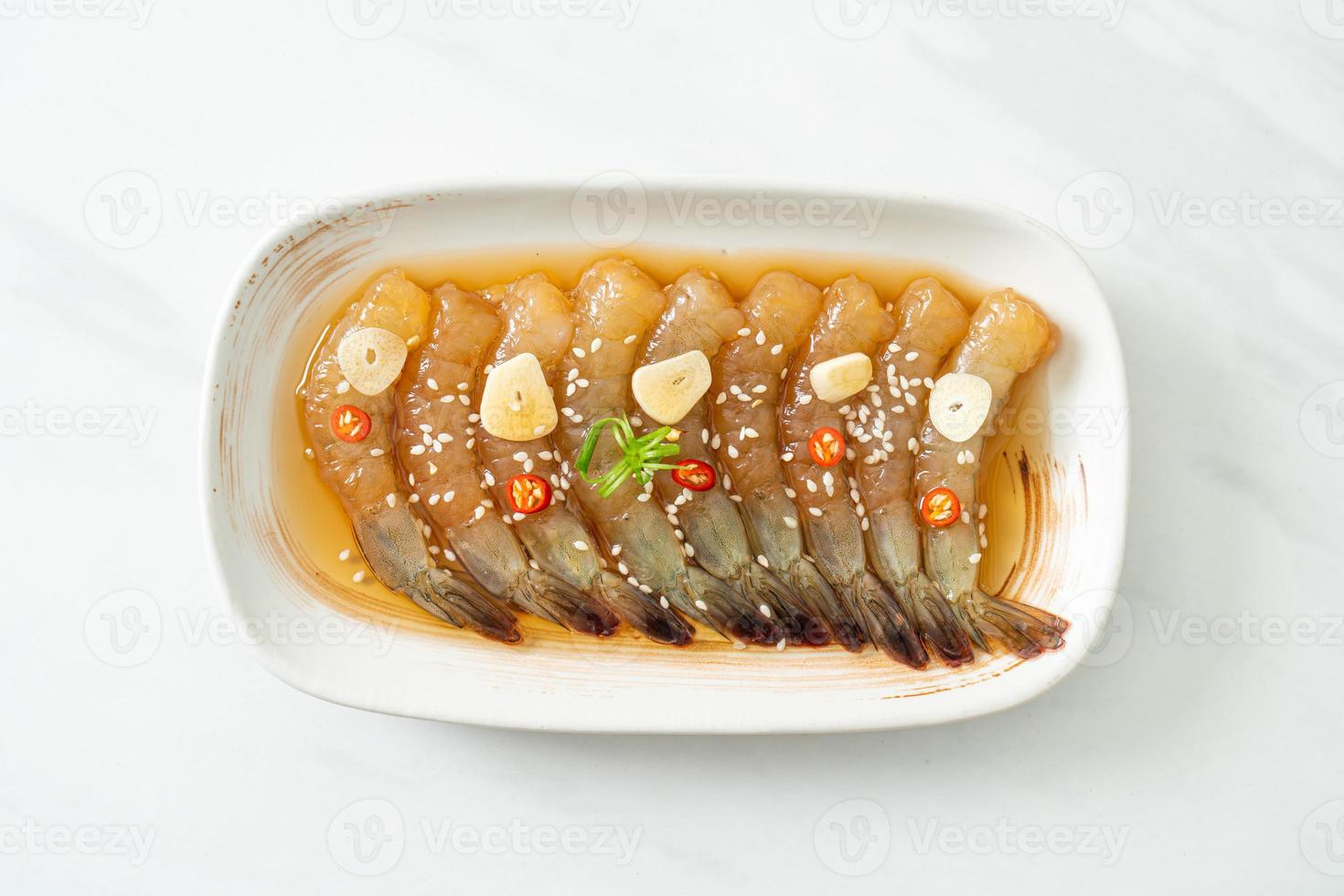Korean Style Pickled Prawns or Korean Soy Sauce Pickled Shrimp 6165724