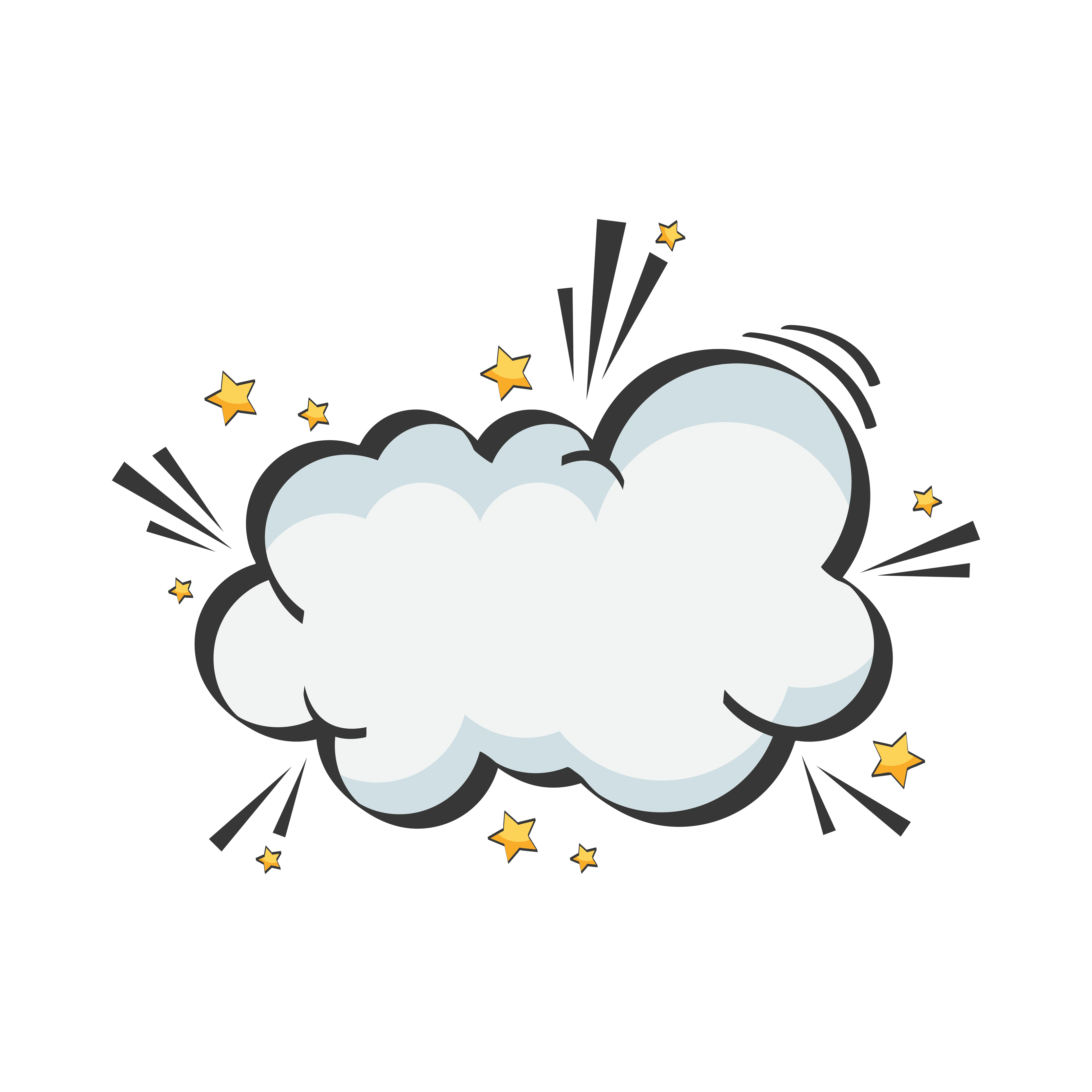 discussion cloud pop art 6166411 Vector Art at Vecteezy