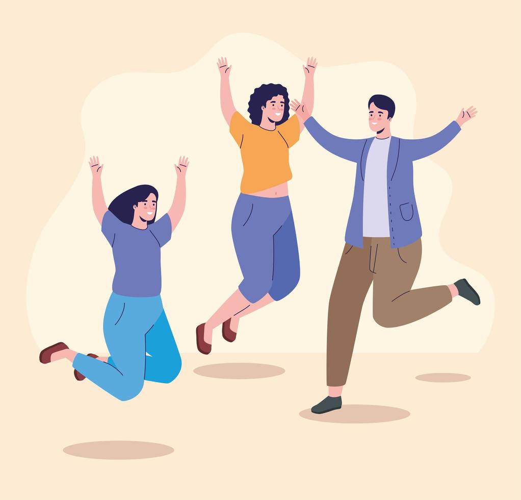 people flying free vector
