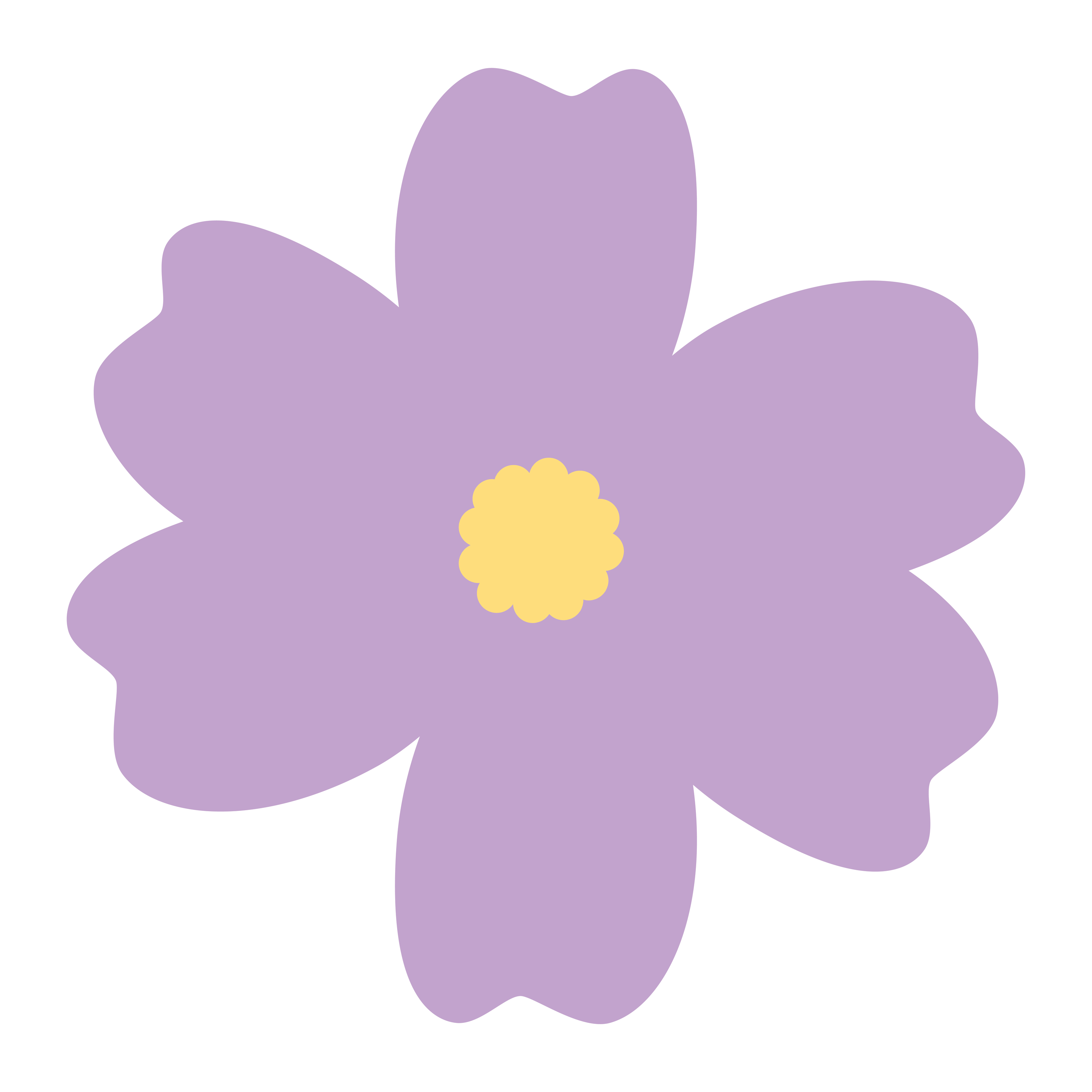 Isolated purple flower vector design 6166522 Vector Art at Vecteezy