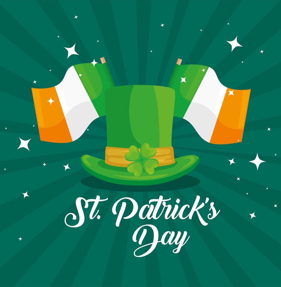 poster for st patrick day vector