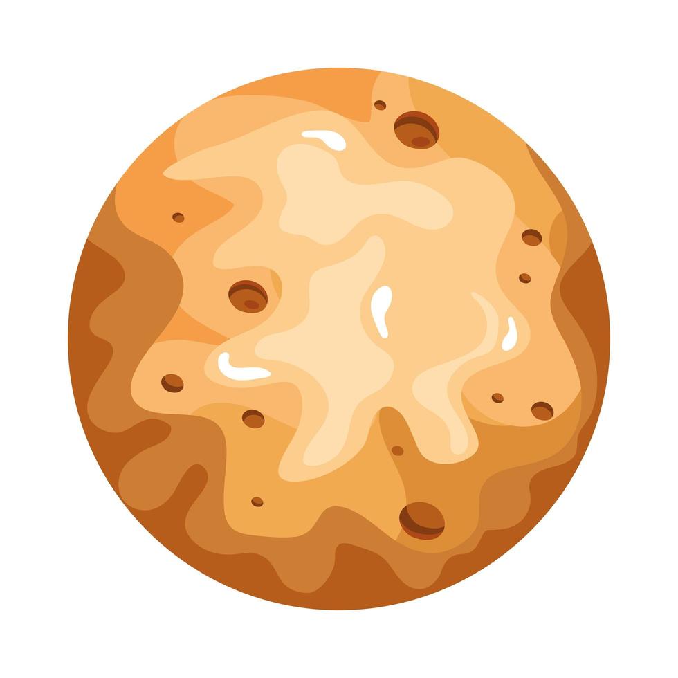 planeta o esfera de fantasía vector