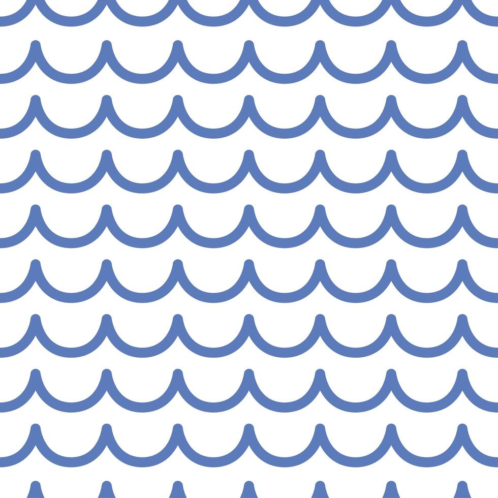 Wave Seamless Pattern vector