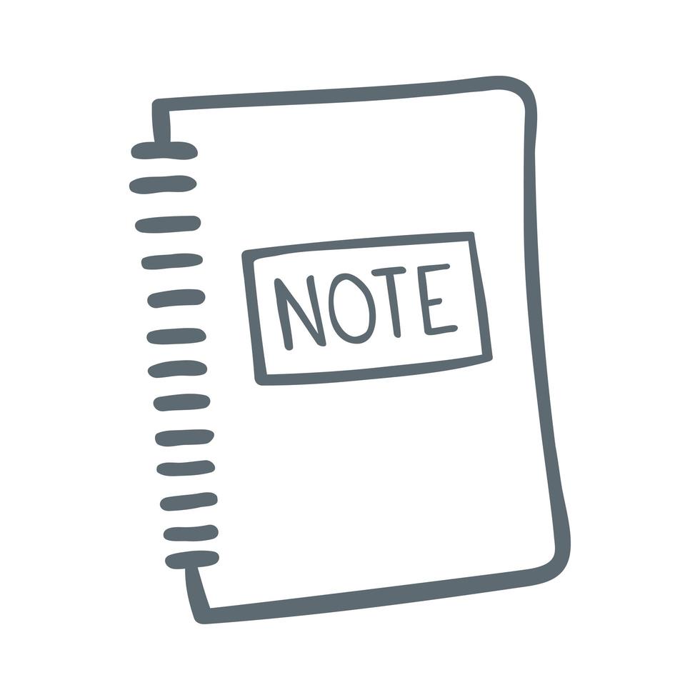 Icon of Note Pad vector