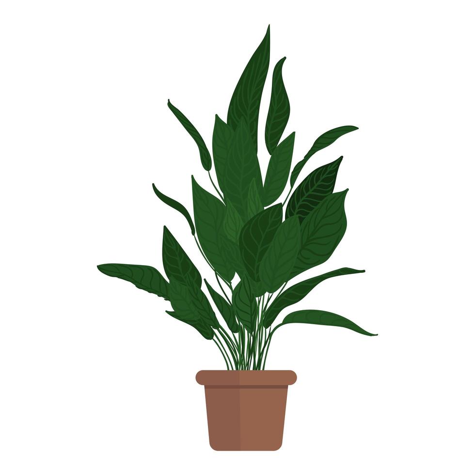 planta en maceta ilustración vector