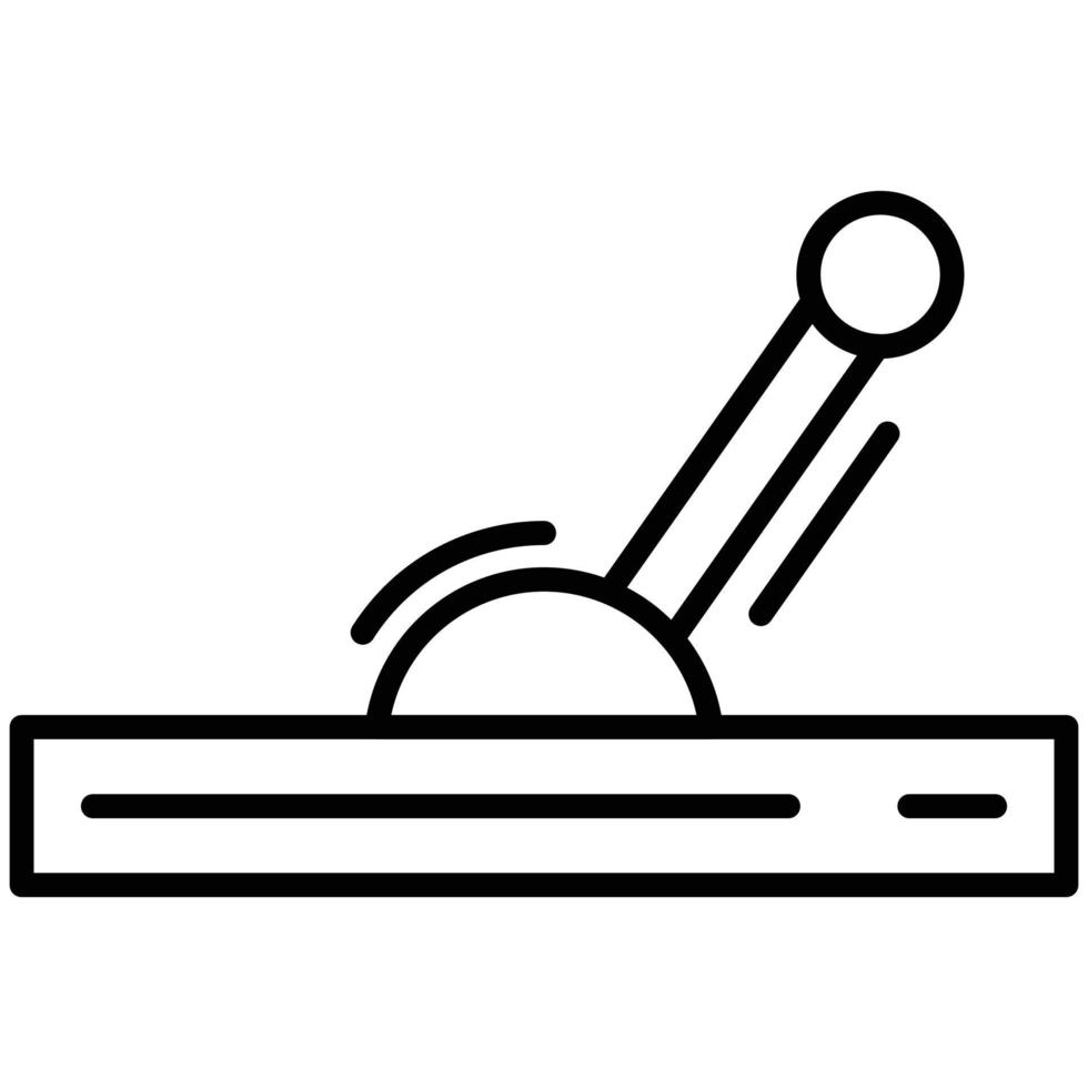 Control Lever Line Icon vector