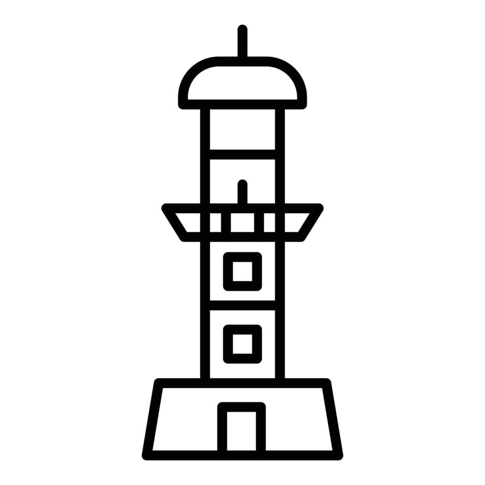 Newzealand Monument Line Icon vector