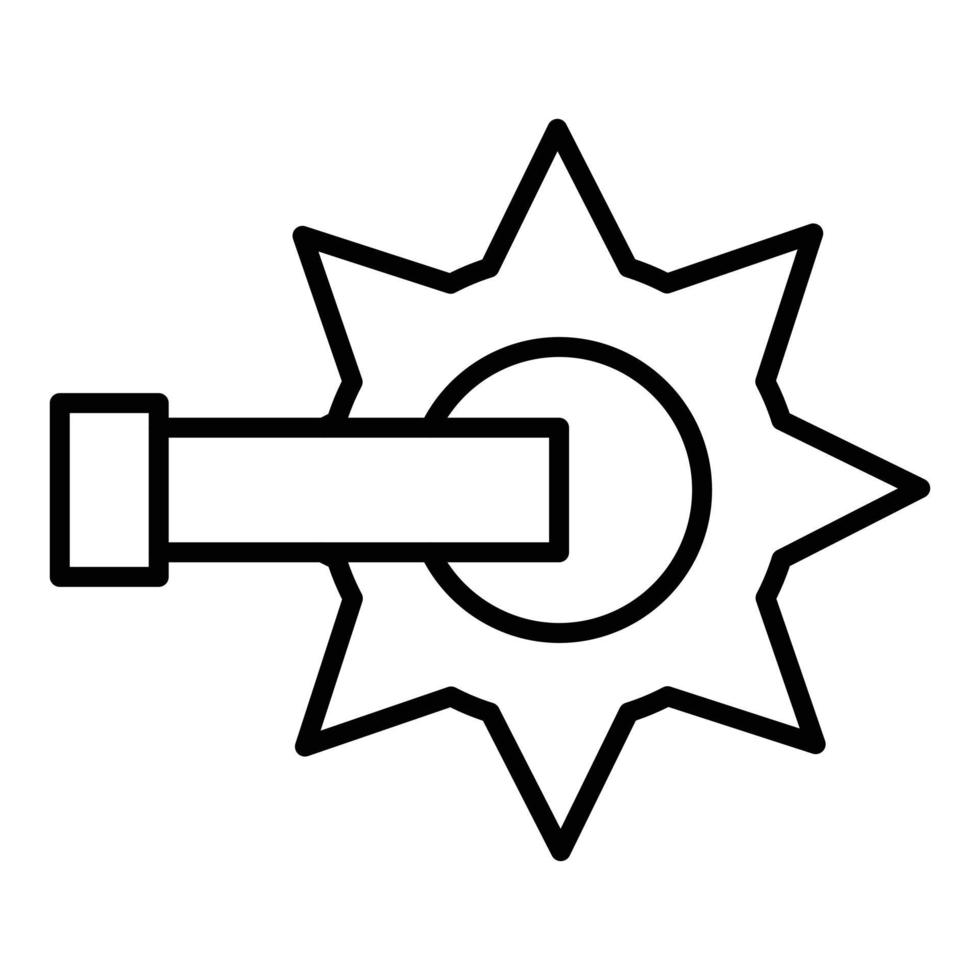 Spur Line Icon vector