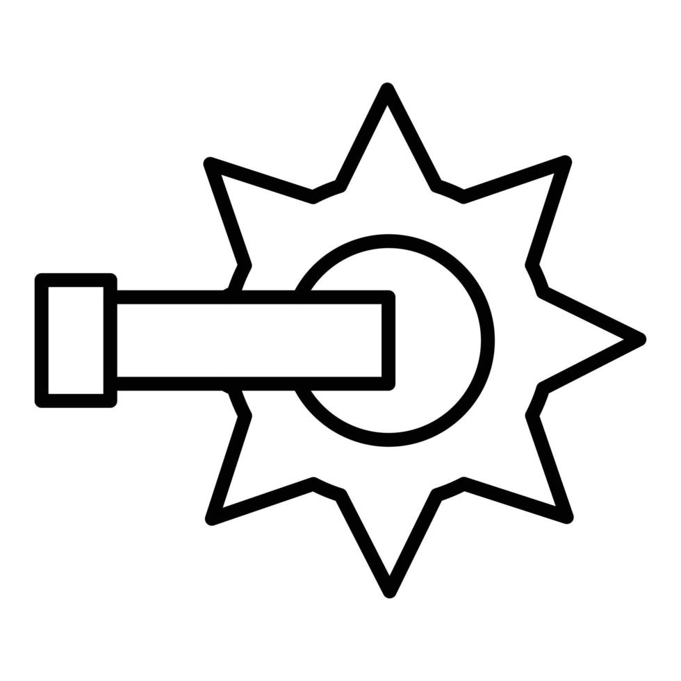 icono de línea de estímulo vector