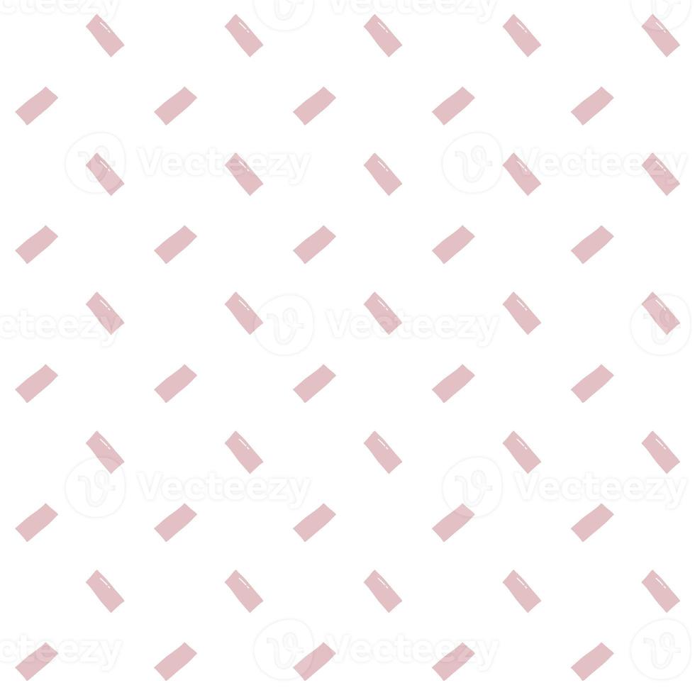 patrón sin costuras de color rosa rectángulo geométrico sobre fondo blanco. foto