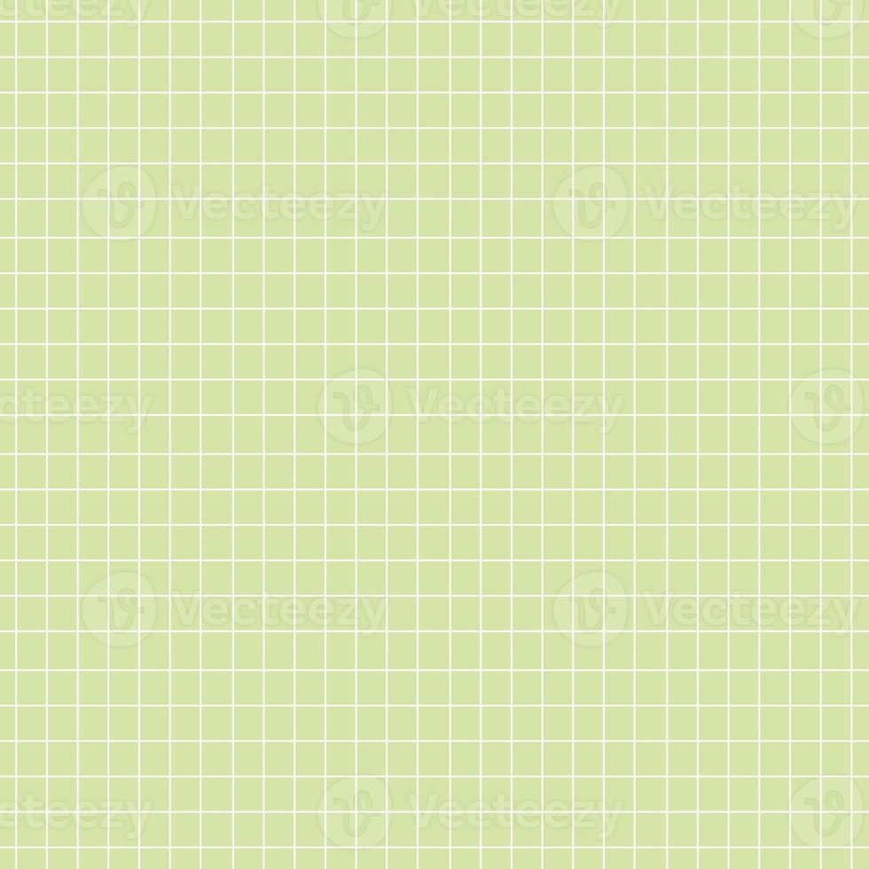 Grid square seamless pattern white colour line in green colour background. photo