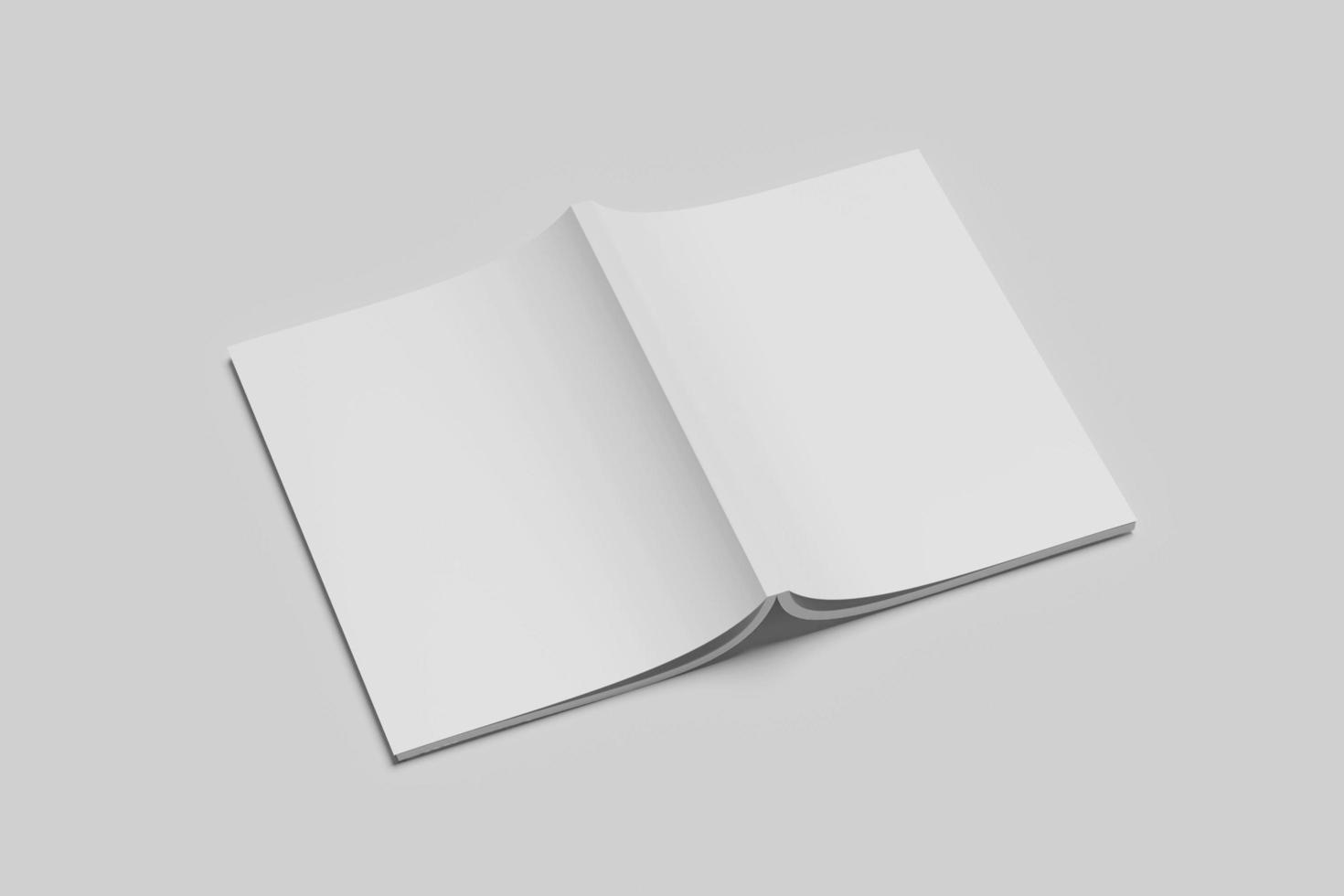 Blank white mock up book photo