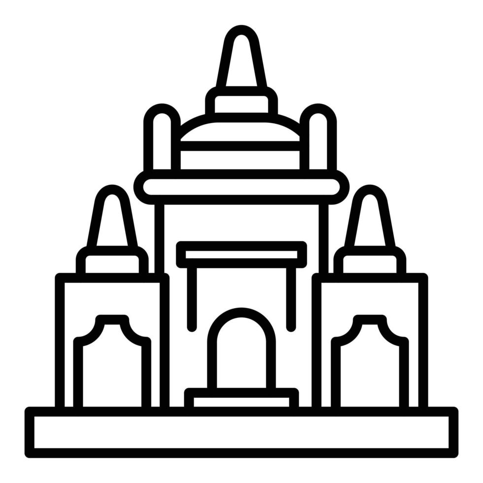 Indonesia Line Icon vector