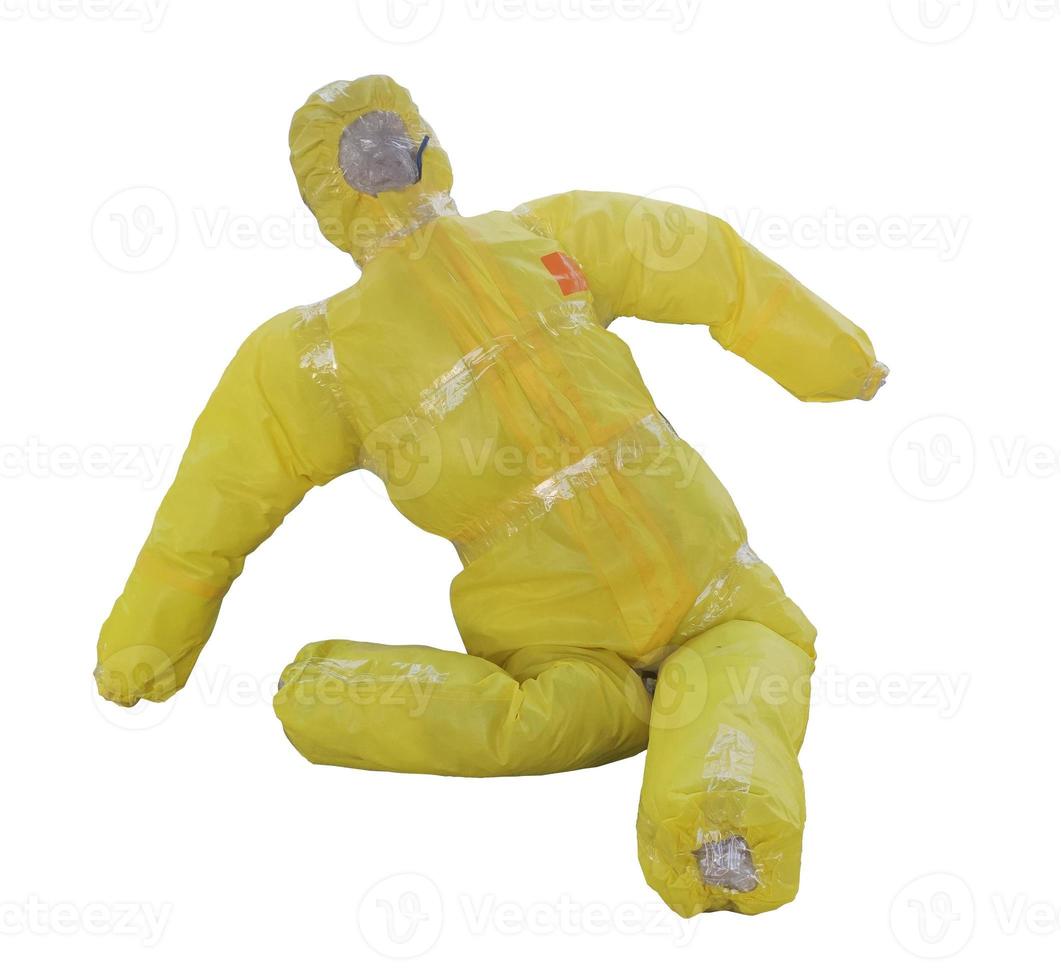 The protective PPE suit that was introduced was Mannequins for use