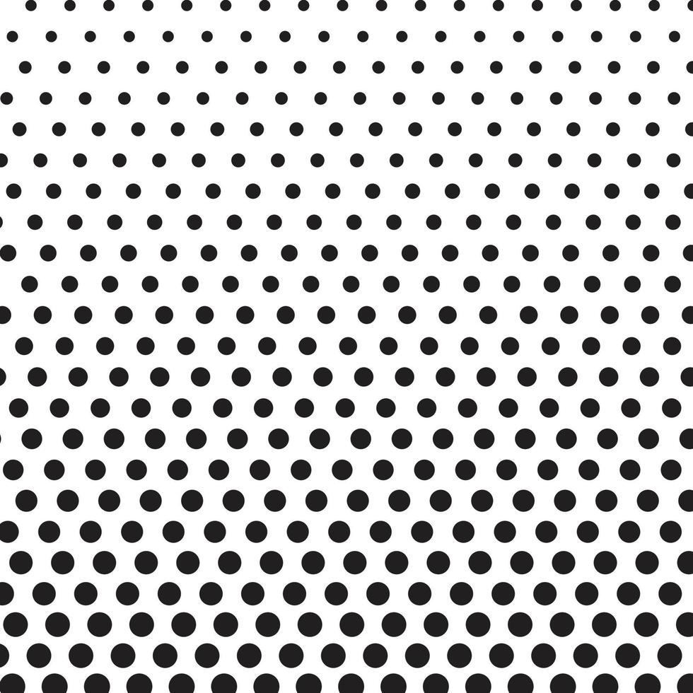 Vector halftone dots. Black dots on white background. Abstract Pattern. Vector illustration.