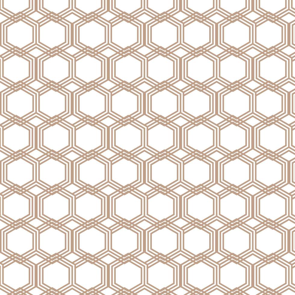 Hexagonal Geometric Pattern vector