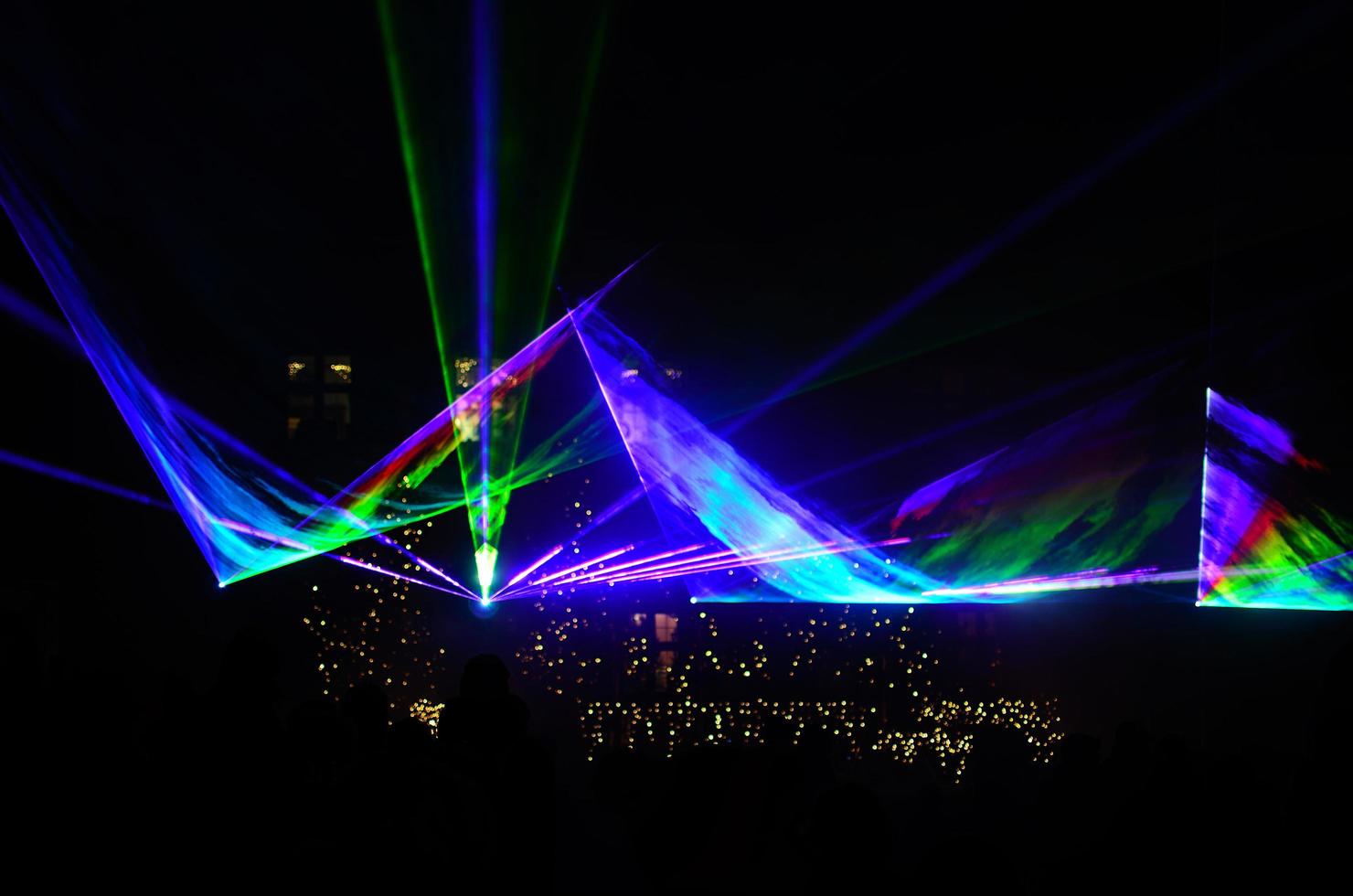 colorful laser show photo