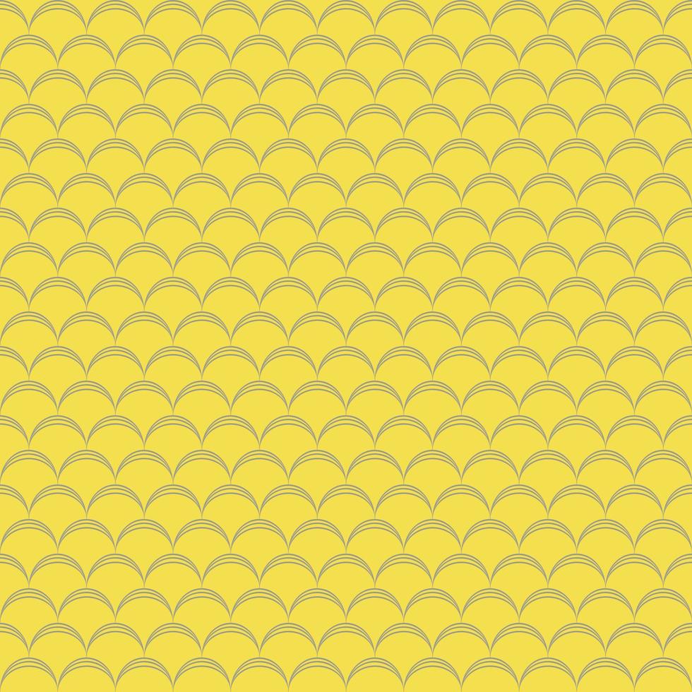 Fish skin texture. Yellow seamless pattern. Reptile, dragon skin texture. Geometric background for fabric, swimwear or wallpaper. vector