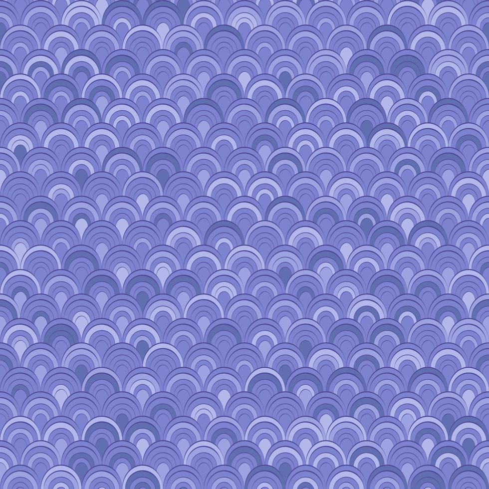 Monochrome purple seamless pattern. Geometric background for fabric, swimwear or wallpaper. vector