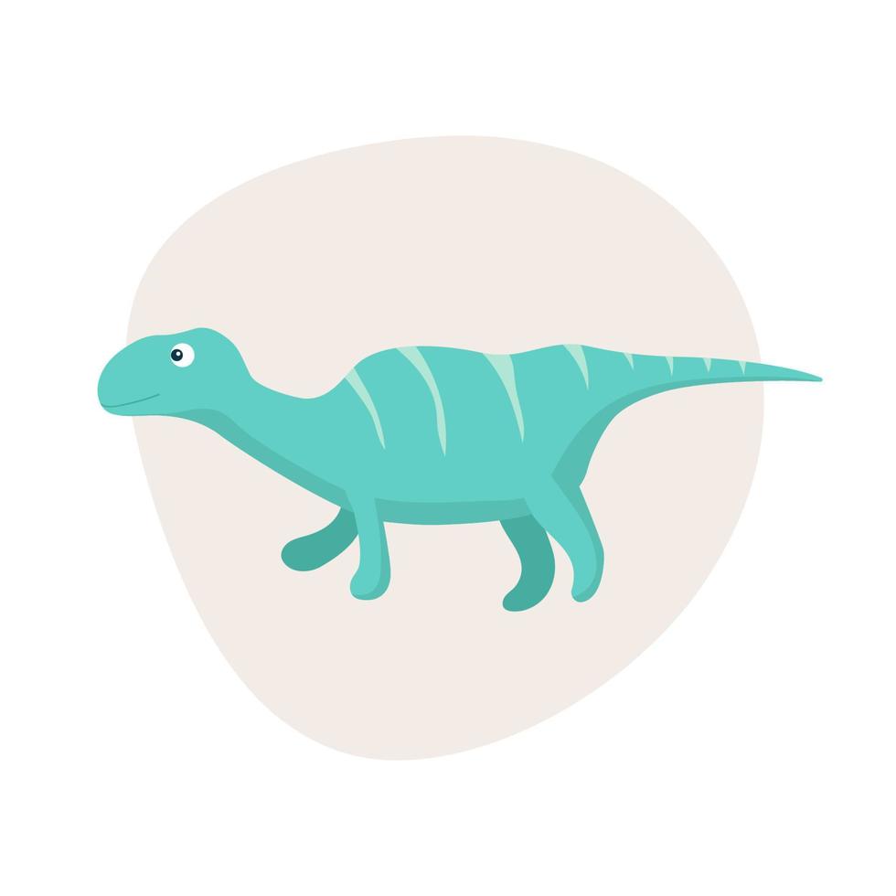 dinosaurio divertido de dibujos animados. ilustración vectorial auroraceratops. vector