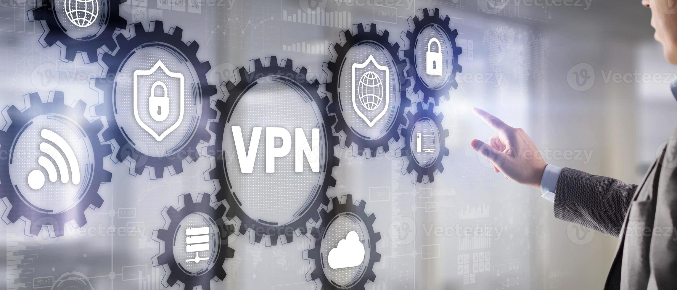 Virtual Private Network or Internet Security Concept photo