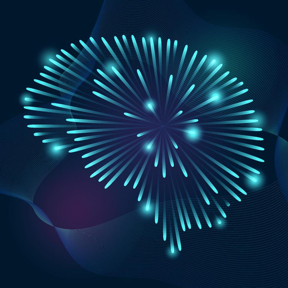 Spread Abstract Brain vector