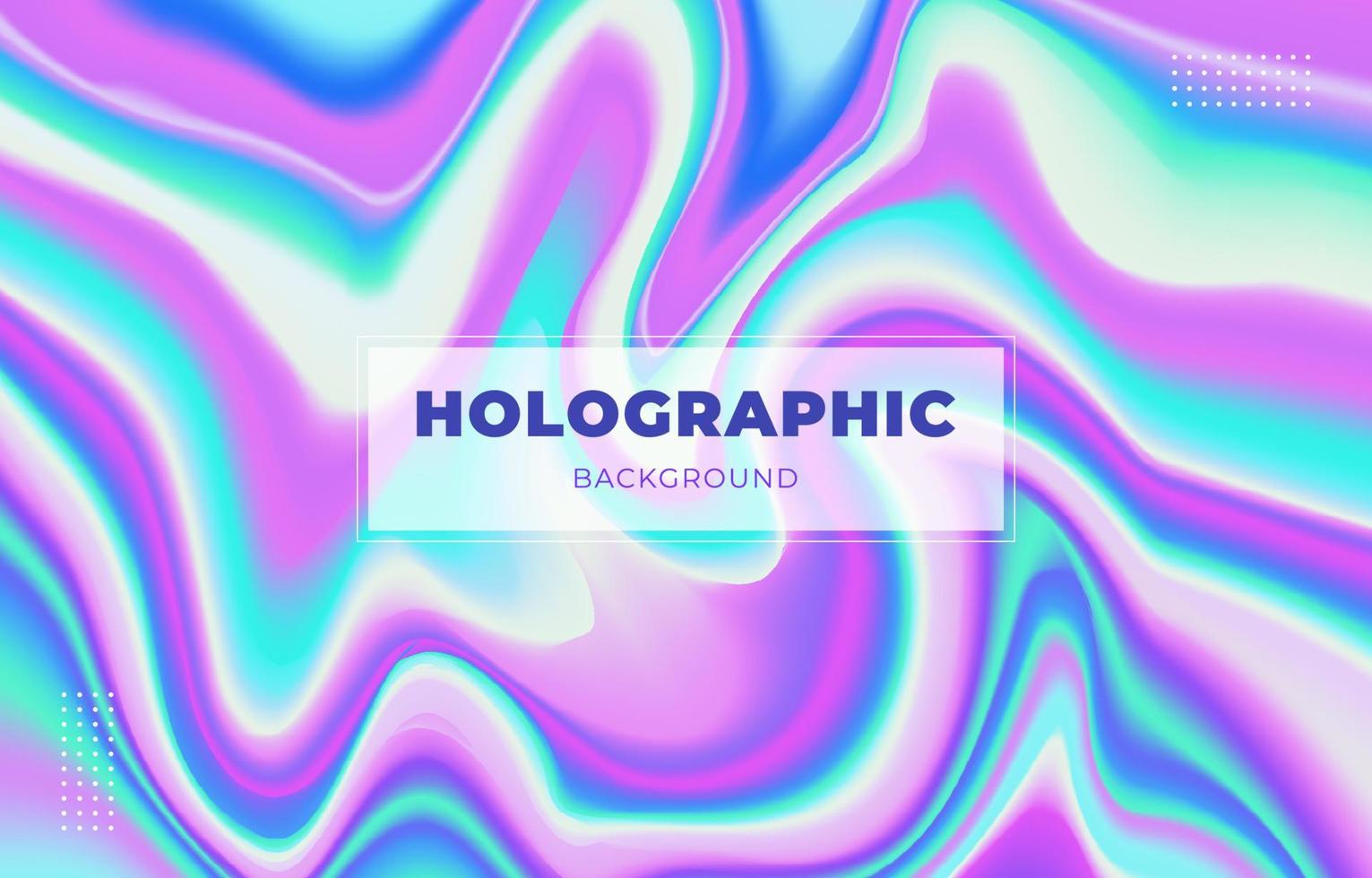 fondo holográfico abstracto vector