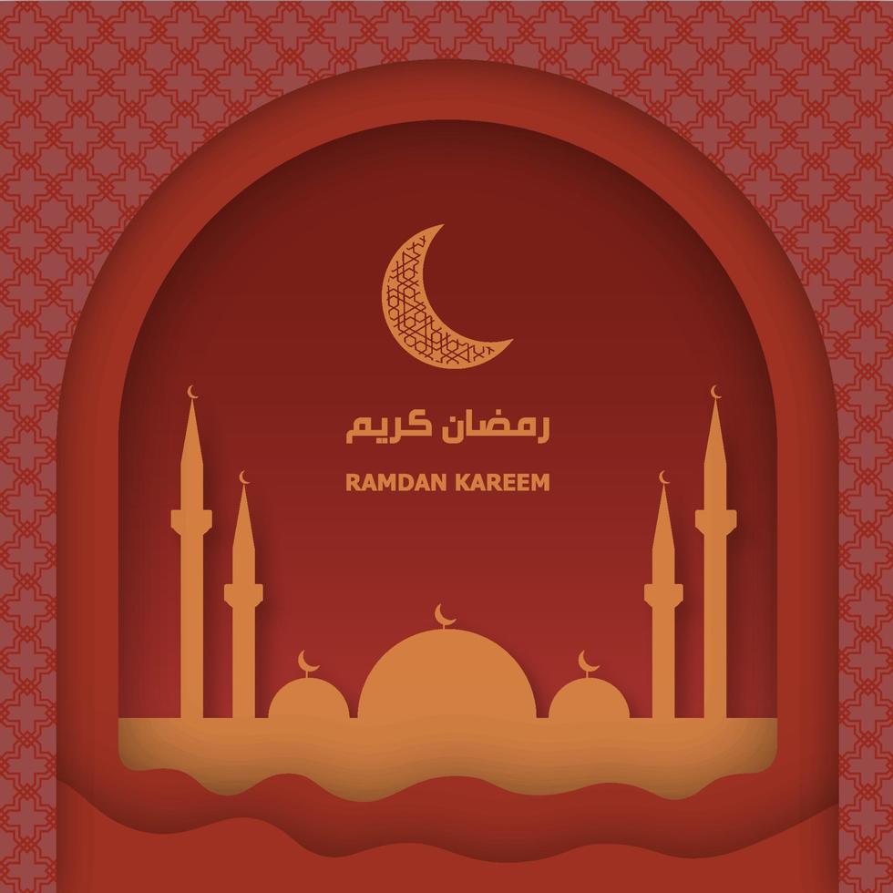 Ramadan kareem background vector illustration