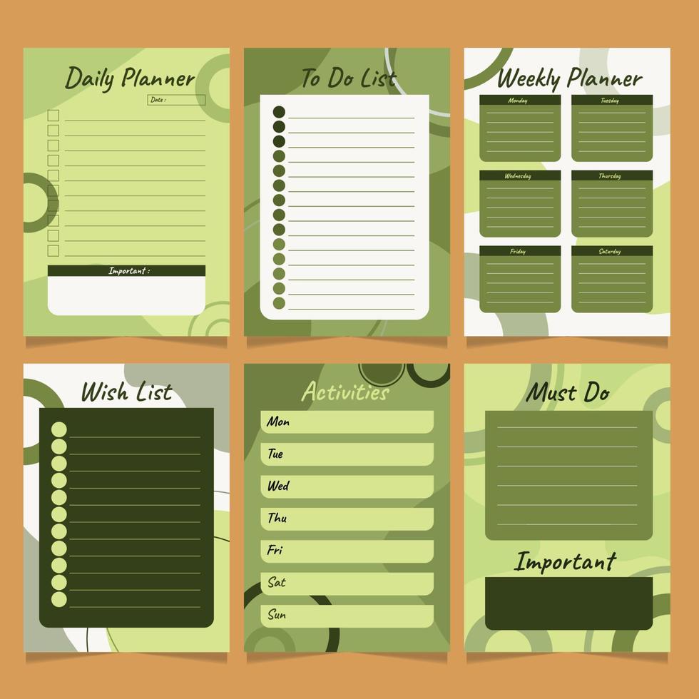 Monochrome Journal Template vector